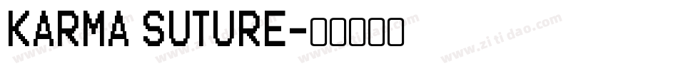KARMA SUTURE字体转换